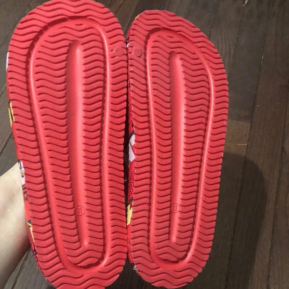 Disney Red Lightning McQueen Men’s Slide Sandals